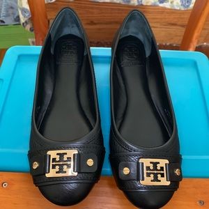 Tory Burch Clines Ballet Flats - Black
